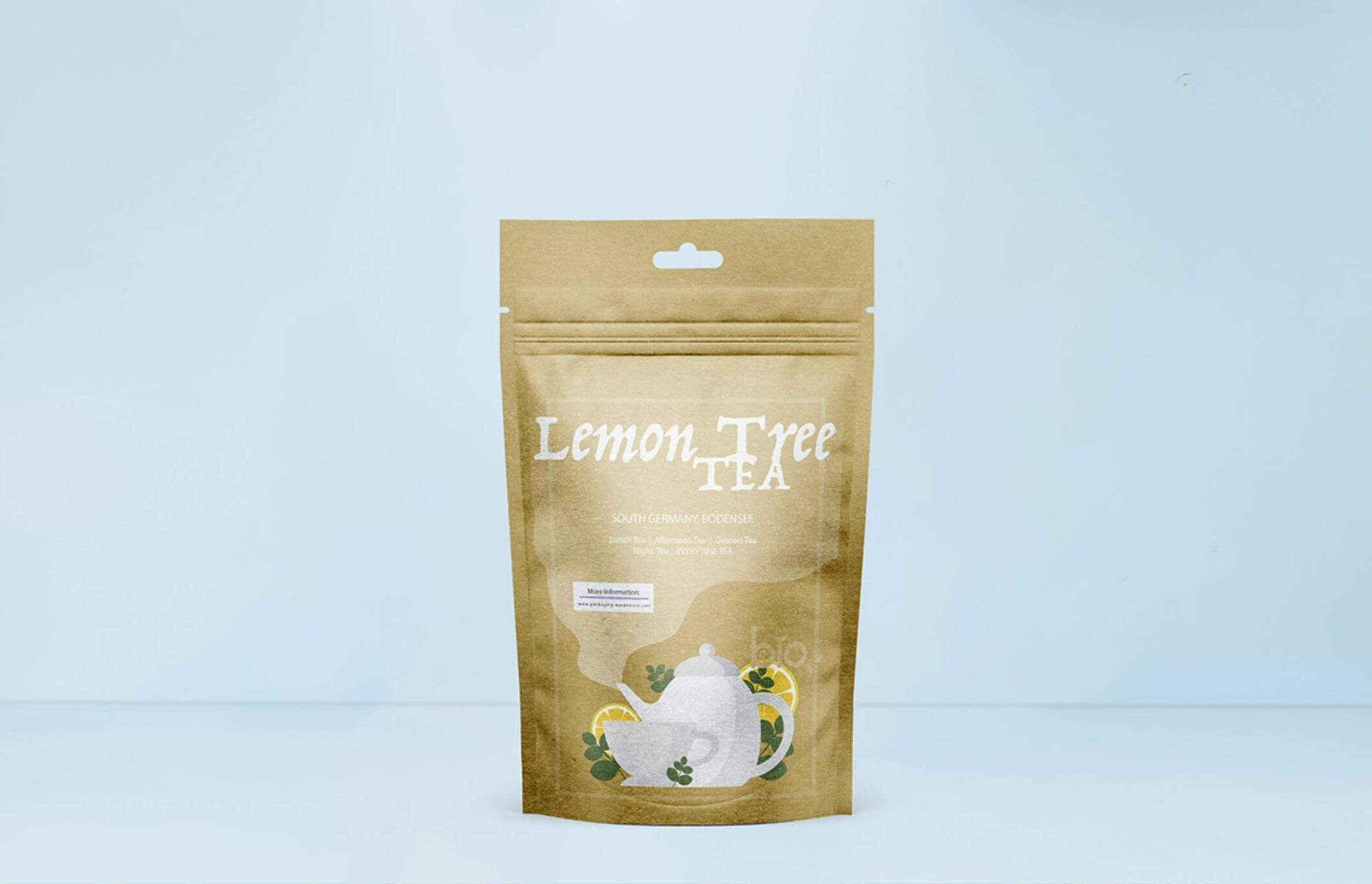 Beutel aus Naturpapier - bedruckt